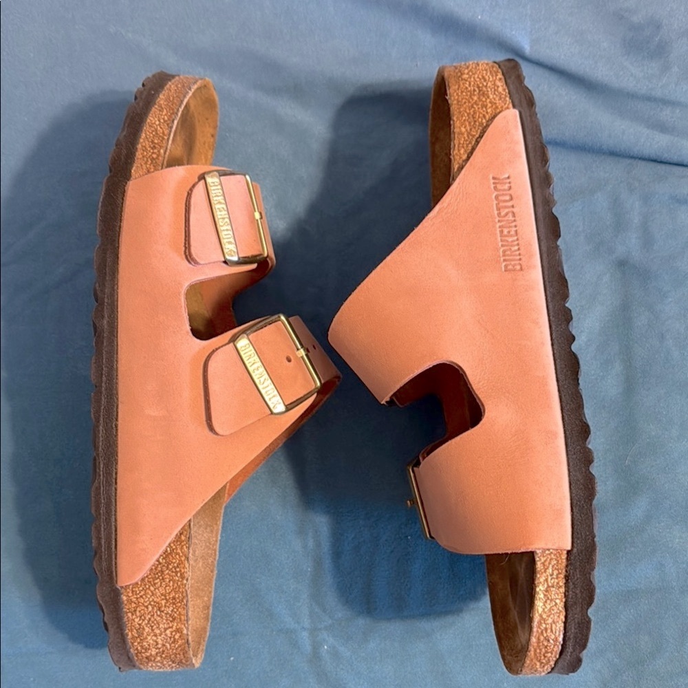 Birkenstock Light Pink Double Buckle Sandals - Picture 3 of 5